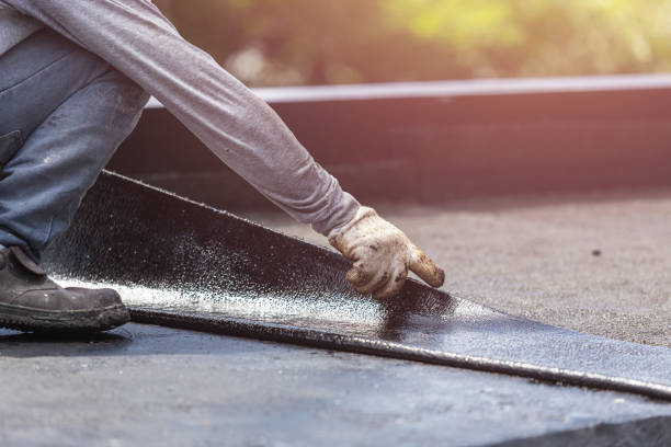 Professional Waterproofing technician working in Dalton, NY